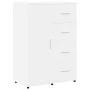 White engineered wood sideboard 60x31x84 cm by vidaXL, Sideboards - Ref: Foro24-840506, Price: 105,79 €, Discount: %