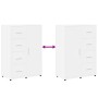 Weißes Sideboard aus Holzwerkstoff, 60 x 31 x 84 cm von vidaXL, Sideboards - Ref: Foro24-840506, Preis: 107,38 €, Rabatt: %