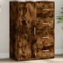 Smoked oak engineered wood sideboard 60x31x84 cm by vidaXL, Sideboards - Ref: Foro24-840510, Price: 93,06 €, Discount: %