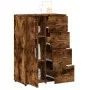 Sideboard aus geräuchertem Eichenholzwerkstoff, 60 x 31 x 84 cm von vidaXL, Sideboards - Ref: Foro24-840510, Preis: 93,04 €, ...