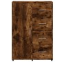 Sideboard aus geräuchertem Eichenholzwerkstoff, 60 x 31 x 84 cm von vidaXL, Sideboards - Ref: Foro24-840510, Preis: 94,62 €, ...