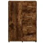 Smoked oak engineered wood sideboard 60x31x84 cm by vidaXL, Sideboards - Ref: Foro24-840510, Price: 93,06 €, Discount: %