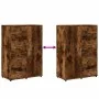 Smoked oak engineered wood sideboard 60x31x84 cm by vidaXL, Sideboards - Ref: Foro24-840510, Price: 93,06 €, Discount: %