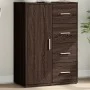 Brown oak engineered wood sideboard 60x31x84 cm by vidaXL, Sideboards - Ref: Foro24-840512, Price: 109,42 €, Discount: %