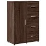 Brown oak engineered wood sideboard 60x31x84 cm by vidaXL, Sideboards - Ref: Foro24-840512, Price: 109,42 €, Discount: %