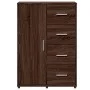 Brown oak engineered wood sideboard 60x31x84 cm by vidaXL, Sideboards - Ref: Foro24-840512, Price: 109,42 €, Discount: %