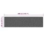 Rutschfester Kurzflor-Teppich für den Innen- und Außenbereich, 80 x 300 cm von vidaXL, Teppiche - Ref: Foro24-4007221, Preis:...