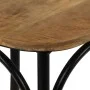 Stühle mit gekreuzter Rückenlehne 2 Stk. massives Mangoholz schwarz von vidaXL, Essstühle - Ref: Foro24-247316, Preis: 271,52...