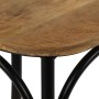 Stühle mit gekreuzter Rückenlehne 2 Stk. massives Mangoholz schwarz von vidaXL, Essstühle - Ref: Foro24-247316, Preis: 220,23...