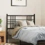 Cabecero de metal negro 107 cm de vidaXL, Cabeceros y pies de cama - Ref: Foro24-376354, Precio: 28,71 €, Descuento: %