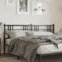Kopfteil aus schwarzem Metall, 193 cm von vidaXL, Kopf- und Fußteile - Ref: Foro24-376361, Preis: 45,64 €, Rabatt: %