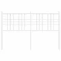 White metal headboard 120 cm by vidaXL, Headboards and footboards - Ref: Foro24-376404, Price: 41,72 €, Discount: %