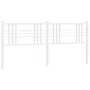 Cabecero de metal blanco 193 cm de vidaXL, Cabeceros y pies de cama - Ref: Foro24-376410, Precio: 45,64 €, Descuento: %