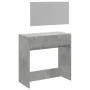 Tocador con espejo color gris hormigón 80x39x80 cm de vidaXL, Tocadores para dormitorios - Ref: Foro24-840705, Precio: 79,85 ...