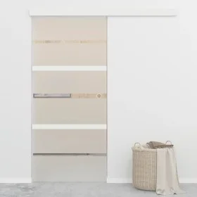 Schiebetür mit Softstop ESG-Glas und Aluminium 90x205 cm von vidaXL, Türen - Ref: Foro24-288062, Preis: 256,80 €, Rabatt: %
