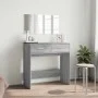 Tocador con espejo color gris Sonoma 80x39x80 cm de vidaXL, Tocadores para dormitorios - Ref: Foro24-840707, Precio: 86,26 €,...