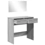 Sonoma gray dressing table with mirror 80x39x80 cm by vidaXL, Bedroom Dressers - Ref: Foro24-840707, Price: 86,22 €, Discount: %