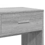 Tocador con espejo color gris Sonoma 80x39x80 cm de vidaXL, Tocadores para dormitorios - Ref: Foro24-840707, Precio: 86,26 €,...