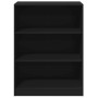 Armario de madera de ingeniería negro 77x48x102 cm de vidaXL, Organizadores de vestidores y perchas de barra - Ref: Foro24-84...