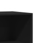 Armario de madera de ingeniería negro 77x48x102 cm de vidaXL, Organizadores de vestidores y perchas de barra - Ref: Foro24-84...