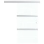 Schiebetür mit Softstop ESG-Glas und Aluminium 90x205 cm von vidaXL, Türen - Ref: Foro24-288062, Preis: 261,01 €, Rabatt: %