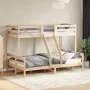 Solid pine wood bunk bed 80x200/120x200 cm by vidaXL, Beds and slatted bases - Ref: Foro24-3207161, Price: 301,05 €, Discount: %