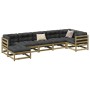 7-piece garden sofa set with impregnated pine wood cushions by vidaXL, Garden sets - Ref: Foro24-3299548, Price: 713,72 €, Di...