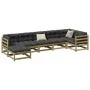 7-teiliges Gartensofa-Set mit Kissen aus imprägniertem Kiefernholz von vidaXL, Gartensets - Ref: Foro24-3299548, Preis: 705,4...