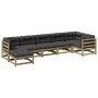 7-piece garden sofa set with impregnated pine wood cushions by vidaXL, Garden sets - Ref: Foro24-3299548, Price: 713,72 €, Di...