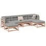 6-piece garden sofa set with Douglas fir wood cushions by vidaXL, Garden sets - Ref: Foro24-3299569, Price: 514,03 €, Discoun...