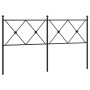 Kopfteil aus schwarzem Metall, 150 cm von vidaXL, Kopf- und Fußteile - Ref: Foro24-376536, Preis: 48,74 €, Rabatt: %