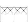 Cabecero de metal negro 150 cm de vidaXL, Cabeceros y pies de cama - Ref: Foro24-376536, Precio: 47,73 €, Descuento: %