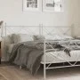 White metal headboard 193 cm by vidaXL, Headboards and footboards - Ref: Foro24-376588, Price: 49,46 €, Discount: %