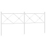 Cabecero de metal blanco 193 cm de vidaXL, Cabeceros y pies de cama - Ref: Foro24-376588, Precio: 50,24 €, Descuento: %