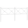 White metal headboard 193 cm by vidaXL, Headboards and footboards - Ref: Foro24-376588, Price: 49,46 €, Discount: %
