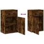 Engineered wood storage cabinet smoked oak 56.5x39x90cm by vidaXL, Lockers and storage cabinets - Ref: Foro24-840713, Price: ...