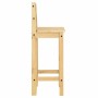 Hochtisch- und Barhocker-Set, 3-teilig, aus massivem Kiefernholz von vidaXL, Möbelsets für Küchen und Esszimmer - Ref: Foro24...