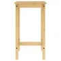 High table and bar stools set 3 pieces solid pine wood by vidaXL, Furniture sets for kitchens and dining rooms - Ref: Foro24-...