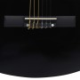 Guitarra clásica para principiantes madera tilo negro 4/4 39" de vidaXL, Guitarras - Ref: Foro24-70110, Precio: 72,78 €, Desc...