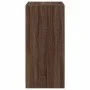 Kleiderschrank aus eichenbraunem Holzwerkstoff, 48 x 41 x 102 cm von vidaXL, Kommoden-Organizer und Bar-Kleiderbügel - Ref: F...