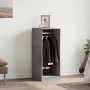 Concrete gray engineered wood wardrobe 48x41x102 cm by vidaXL, Dresser Organizers and Bar Hangers - Ref: Foro24-840817, Price...