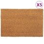Fußmatten 5 Einheiten natürliche Kokosfaser 40x60 cm von vidaXL, Fußmatten - Ref: Foro24-155598, Preis: 60,75 €, Rabatt: %
