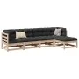 5-piece garden sofa set with solid pine wood cushions by vidaXL, Garden sets - Ref: Foro24-3299389, Price: 437,75 €, Discount: %