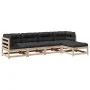 5-piece garden sofa set with solid pine wood cushions by vidaXL, Garden sets - Ref: Foro24-3299389, Price: 437,75 €, Discount: %