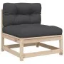 5-piece garden sofa set with solid pine wood cushions by vidaXL, Garden sets - Ref: Foro24-3299389, Price: 437,75 €, Discount: %