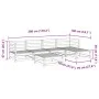 Gartensofa-Set 6-teilig aus massivem Kiefernholz von vidaXL, Gartensets - Ref: Foro24-3299396, Preis: 288,69 €, Rabatt: %