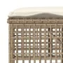 4-piece garden sofa set and beige glass synthetic rattan cushions by vidaXL, Modular outdoor sofas - Ref: Foro24-368138, Pric...