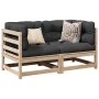 Gartensofa-Set 2-teilig aus massivem Kiefernholz von vidaXL, Gartensets - Ref: Foro24-3295810, Preis: 151,14 €, Rabatt: %