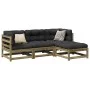 Garden sofa set 4 pieces impregnated pine wood by vidaXL, Garden sets - Ref: Foro24-3299380, Price: 230,02 €, Discount: %