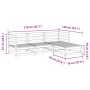 Gartensofa-Set 4-teilig aus imprägniertem Kiefernholz von vidaXL, Gartensets - Ref: Foro24-3299380, Preis: 233,43 €, Rabatt: %